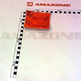 Folie Einstelltabelle F. Amazone 917617