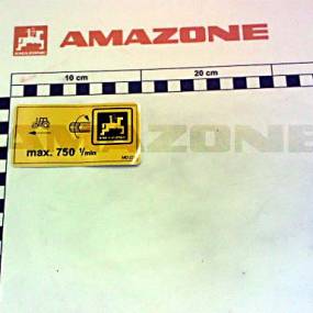 Folie Max. 750 1/Min Amazone MD228