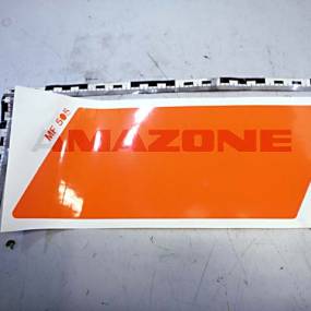 Folie Tank Orange F. Condor / Citan Seite links Hinten Oben Amazone MF505