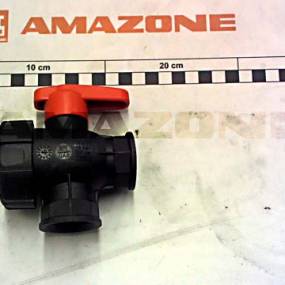 3-Wege-Kugelhan 3/4 Zoll Kunststoffkugel (110793) Amazone