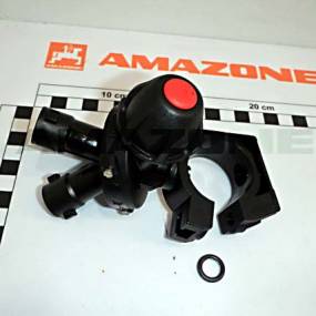 Duesentraeger 1 1/2Zoll 3-Weg D=10 M. Klappschelle Amazone ZF1507