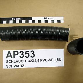 Schlauch 32X4,0 Schwarz Pvc-Spirale Amazone AP353