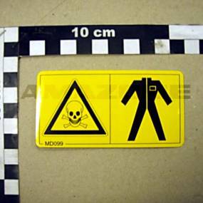 Folie Schutzkleidung Tragen Amazone MD099