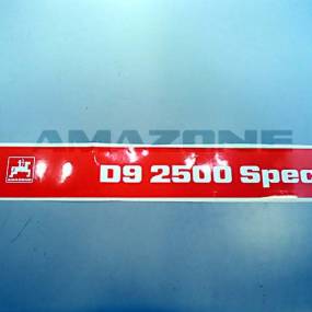 Folie Rückwand Re. D9 2500 Special Amazone MF635