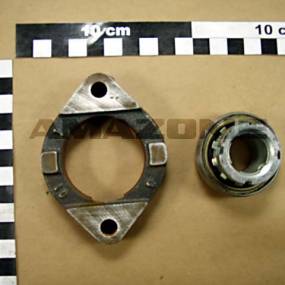 Spannlager M. Gehaeuse 2-Loch 204 Ina Amazone CE053