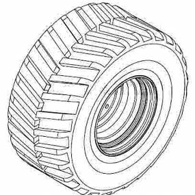 Komplettrad 400/60-15. 14Pr Ra (Le298) Amazone LE298