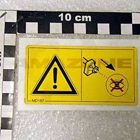 Folie Optogeber Schlauchdemontage Amazone MD187