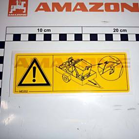 Folie Sichern B. Transport Auf Anhängern Warnbildzeichen Amazone MD202