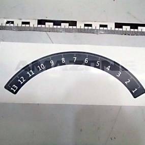 Folie Planierbalken rechts Cat (Me1277) Amazone ME1277