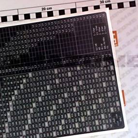 Folie Tabelle Ausbringmenge (Me1320) Amazone