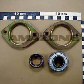 Spannlager M. Gehaeuse 2-Loch 204 Ina Amazone CE001