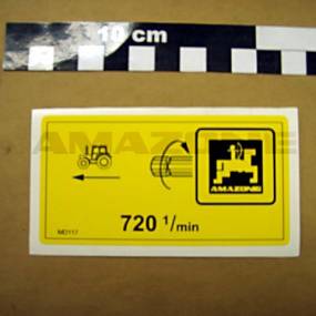 Folie 720 1/Min Amazone MD117
