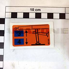 Folie Anschluss Stuetzfuss Amazone ME1050