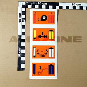 Folie Anschluss Hydr. Condor (Me858) Amazone ME858