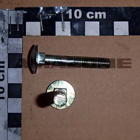 Flachrundschraube Din 603 8X50 8.8 Vz Amazone DA295