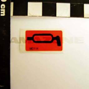 Folie Hinweis Schmierstelle Amazone MD114