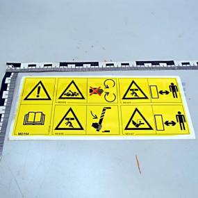 Folie Kombi-Sicherheitsaufkleber Amazone MD164