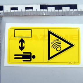 Folie Warnung Vor Strahlung Durch Radar (Md191) Amazone