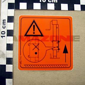 Folie Arretierung Stützfuß Amazone ME710