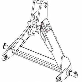 Adapterrahmen Kat. K700  Amazone 78100691