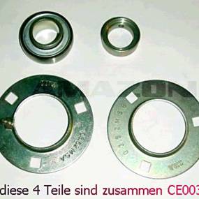 Spannlager M. Gehaeuse 3-Loch 205 Ina Amazone CE003
