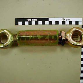 Oberlenker Kat Ii M27 Alt: De126 Zoll: Oberlenker, Baugruppe Aus Rohr mit Angeschweißten Zoll: Verbindungsaugen, Verzinkt, Zum Einsatz Als Verstellbares Zoll: Koppelelement Einer Landmaschine (951932) Amazone