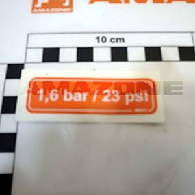 Folie 1,6 Bar / 23 Psi Amazone ME973