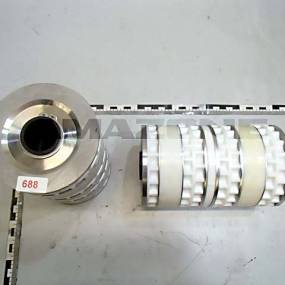 Dosierwalze für Mikrogranulatstreuer 8,2 Ccm, Siebenreihig, 4-15 Kg/Ha Amazone 214015