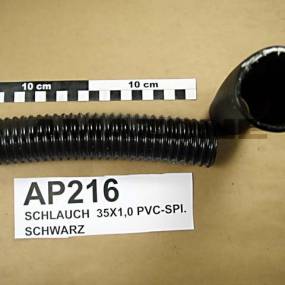 Schlauch 35X3,5 Schwarz Pvc-Spirale Amazone AP216