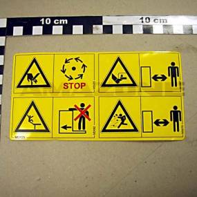 Folie Kombi-Sicherheitsaufkleber Md075 Md079 Md082 Md087 (Md125) Amazone