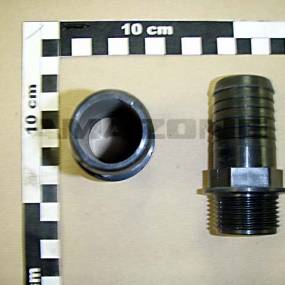 Schlauchanschluss Gerade D=32 Mm Ag=1 Zoll Amazone GE218