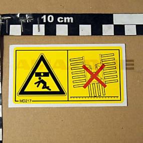 Folie Nicht In Transportstellung Abstell En (Md217) Amazone