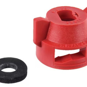 Bajonettkappe Sw 8 (Rot) mit Dichtung (Zf1664) Amazone