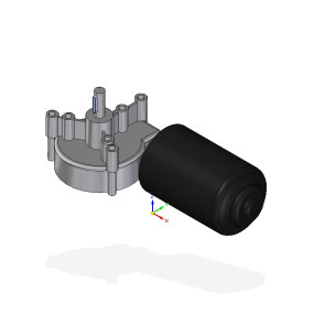 P8-Getriebemotor Montiert1 00603-2-683