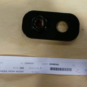 Halteplatte Case 229483A2