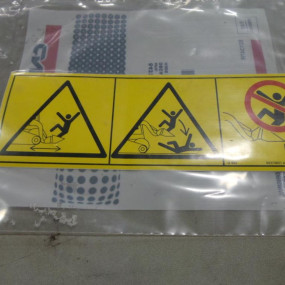 Aufkleber, Warnung Case 84374821