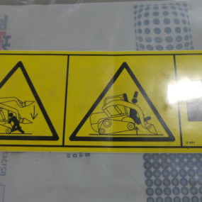 Aufkleber, Warnung Case 84367564