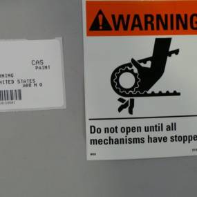 Aufkleber, Warnung (181595A1) Case