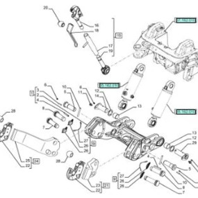 Dia Kit Tractor Case 718032370