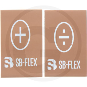 Schlauchkennzeichnung Braun +/  Granit