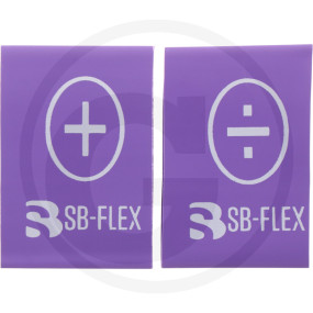 Schlauchkennzeichnung Lila +/-  Granit