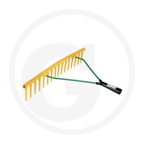 Rechen Einseitig, 16 Zinken  Granit