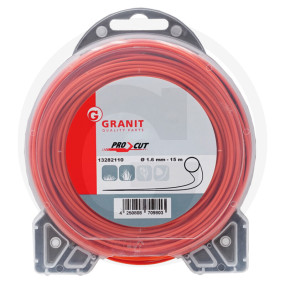 1,6Mm 15 Meter Rund Procut Nylonfaden Granit 13282110