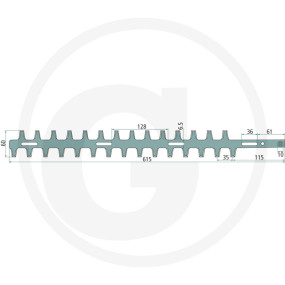 Heckenscherenmesser Granit 13287002