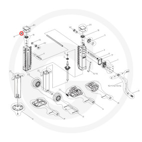 Lager Antriebswelle (Pos. 4) Granit