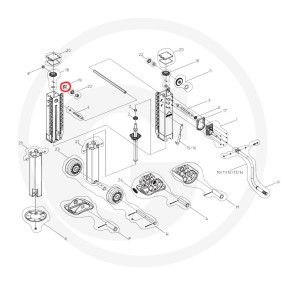 Kegelrad Klein Granit