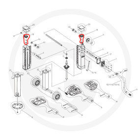 Kegelrad Groż mit Scheibe + S Granit