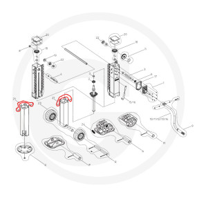Bolzen (2 Stück) Granit