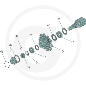 Dichtsatz Radnabe Colaert Granit 2209RNZA