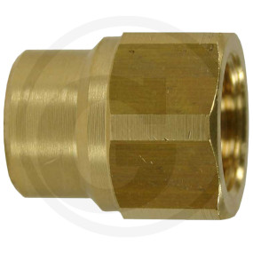 Muffe 3/8-1/4 Messing Granit 22200110